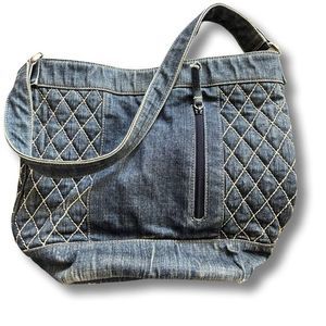 Vera Bradley Blue Quilted Shoulder Bag